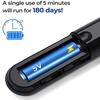LEONYS Ear and Nose Hair Trimmer Clipper - Professional Painless Eyebrow and Facial Hair Trimmer for Men and Women, Battery-Operated, Waterproof Dual Edge Blades for Easy Cleansing view 2