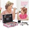 Anpro All-In-One Makeup Kit for Girls 10-12 with Case, Pro Teen Makeup Set, Tween Makeup Kit for Teens Women, Full Starter Make Up Kit with Brushes, Lipstick, Eye Shadows Palette, Blushes, Glitter Gel view 4