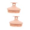 Angoily 2pcs Handheld Bathing Brush Silicone Exfoliating Head Body Scrubber for Relaxing Shower view 1