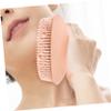 Angoily 2pcs Handheld Bathing Brush Silicone Exfoliating Head Body Scrubber for Relaxing Shower view 4