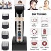 WEedsy Hair Clippers - Professional Hair Clippers for Men, Mens Hair clippers for Hair Cutting, Electric Hair Trimmer for Men Haircut, Cordless Rechargeable Hair Cutting Kit for barbers with LED Displ view 4