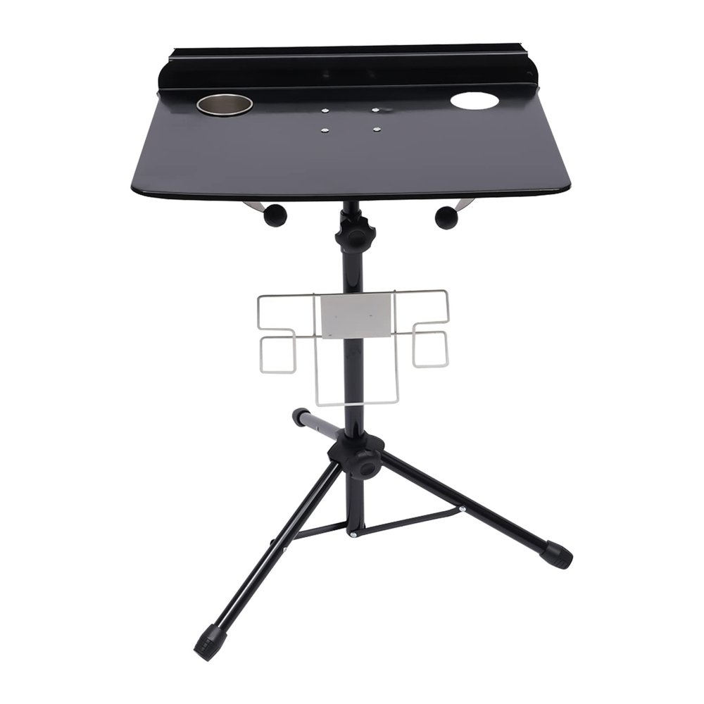 Bacacoo Portable Tattoo Workstation, Desk Adjustable Height Tattoo Salon Worktable for Beauty Salon Tattoo Equipment Mobile Tattoo Table