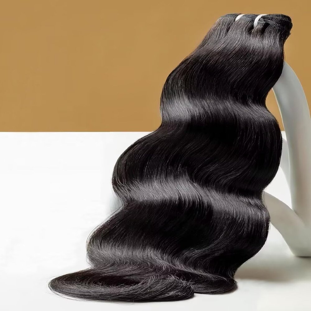 TRIIPPY Body Wave Bundles Human Hair,100% Raw Cambodian Hair Wavy Single Bundle 14 Inch,Triple The Lifespan Over Regular Virgin Hair Bundle,No.1 Raw Hair Brand On Amazon(Natural Color)