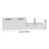 Angoily 3 Pcs Razor Support Rack Wall Mounted Razor Holder Shaving Brush Stand view 2