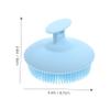 Angoily 2pcs Portable Shower Brush Body Wash Scrubber Exfoliating Silicone Bathing Brush view 4
