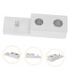 Angoily 2 Pcs Zinc Alloy Straight Razor Stand Practical Beard Care Razor Holder Tidy Bathroom Storage view 4