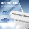 Durimi Back Shavers for Men: The DIY Back Hair Shaver for Men with Safety Blade Technology & Ergonomic Handle, Wet or Dry Shaving (white) view 2
