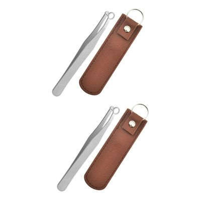 Angoily 2sets Nasal Hair Trimmer for Men Nose Hair Clipper Easy to Use and Store for Friends
