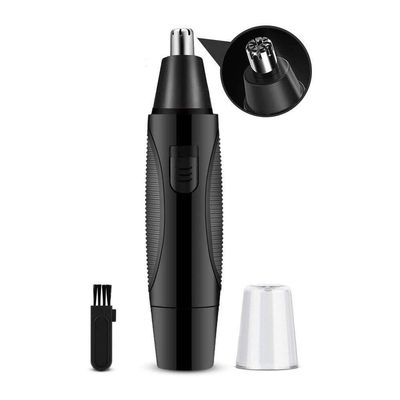 LEONYS Ear, Nose & Brow Trimmer Clipper  Painless Trimmer for Men & Women, Battery Operated, Nose Hair Trimmer Kit, Black