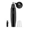 LEONYS Ear, Nose & Brow Trimmer Clipper  Painless Trimmer for Men & Women, Battery Operated, Nose Hair Trimmer Kit, Black view 1