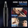 LEONYS Ear, Nose & Brow Trimmer Clipper  Painless Trimmer for Men & Women, Battery Operated, Nose Hair Trimmer Kit, Black view 4