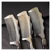 TERPON Natural Horn Comb Handmade Ox Horn Comb Detangler Antistatic Fine Tooth Massage Scalp Bamboo Shape Hair Combs Wooden Hair Combs view 4
