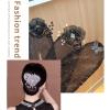 Flower Deft Bun Maker, Hair Bun Maker for Long Hair, Full Star Flower Hai Accessories Buns Makers for Women Girls (D) view 2