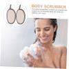 Angoily 2pcs Loofah Bath Sponge Shower Brush Body Scrubber Exfoliating Sponge for Deep Cleansing view 3