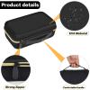 Case Compatible with Novah for Ufree for KIKIDO for GLAKER for FADEKING for GSKY for Romanda Professional Hair Clippers, Beard Trimmer Grooming Storage Holder for Hair Trimmers Set (Box Only)-Black view 2