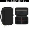 Case Compatible with Novah for Ufree for KIKIDO for GLAKER for FADEKING for GSKY for Romanda Professional Hair Clippers, Beard Trimmer Grooming Storage Holder for Hair Trimmers Set (Box Only)-Black view 3