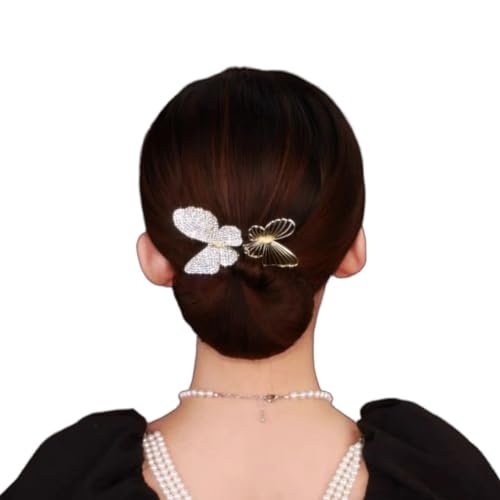 Flower Deft Bun Maker, Hair Bun Maker for Long Hair, Full Star Flower Hai Accessories Buns Makers for Women Girls (F)