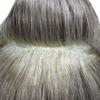 Toupee for Men Soft Full French Lace Mens toupee 100% Real Human Hair Replacement System Breathable Men Hair pieces8"X10"#260 Darkest Brown with 60% gray hair-100% Light to Medium Light Density view 4