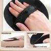 ACE4U Black Silicone Bathing Tools, Bathing Skincare Tool, 3Pcs Soft Rubber Body Scrubber Shower Brush for All Skin Types Men Women view 3