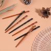 12Pcs Wooden Hair Sticks Hair Chopsticks for Women, Bamboo Shape Hair Pins for Long Hair, Hair Stick Pin for Buns, Decorative Hair Holder for Women Hair Accessories view 2