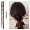 12Pcs Wooden Hair Sticks Hair Chopsticks for Women, Bamboo Shape Hair Pins for Long Hair, Hair Stick Pin for Buns, Decorative Hair Holder for Women Hair Accessories view 3
