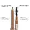 Music Flower Dual Ended Eyebrow Pencil with Spoolie Brush Natural Fills and Defines Brow,Grey view 2