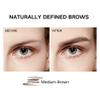 Music Flower Dual Ended Eyebrow Pencil with Spoolie Brush Natural Fills and Defines Brow,Grey view 3