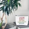 WCGXKO Librarian Gift It's Me Hi Im The Librarian Its Me Zipper Pouch Makeup Bag (B-Hi Librarian) view 3