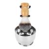 Professional Men's Beard Shaving Set, Stainless Steel Mustache Shaving Tool with Bowl, Stand and Brush view 1