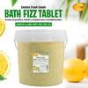 SPA REDI - Bath Fizz Tablets - Lemon Scented - 2500 Tablets - 3 Gal Pail view 2