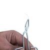5-Piece Precision Grooming Set: Tweezers, Scissors for Nose, Eyebrows, Ears, Mustache, Beard - Premium Metal Wire with Sand-Finished Tweezers Scissors view 2