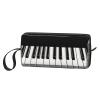 Black and White Piano Keys Cosmetic Bags for Women Portable Makeup Bag Travel Storage Bag Daily Receive Bag Large Capacity Toiletry Bag, White, One Size view 2