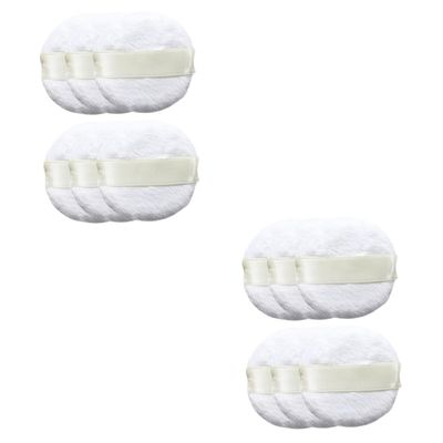 Angoily Sets Luxurious Makeup Puff Satin Band Soft Makeup Sponge for Liquid Foundation Cream Concealer Safe for Skin Pcs