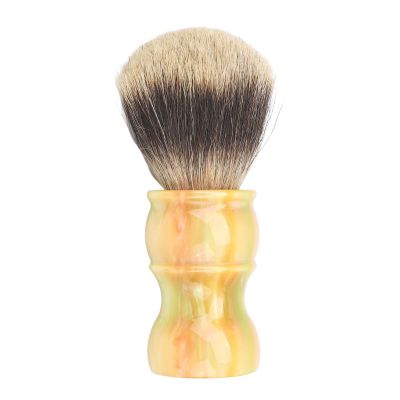 Beard Brush, Synthetic Shave Brush Beard Comb Beard Shave Brush Wooden Handle Lightweight Mustache Brush Facial Hair Cleansing Brush for Barber Salon Home