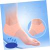 Housoutil 3pcs Silicone Gel Heel Socks Plantar Fasciitis Relief Moisturizing Foot Skin Care Protector Reusable Heel Blister Protection Stretchy Comfortable Design view 3