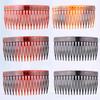 Angoily 20pcs Plastic Hair Side Combs Teeth Inserted Hair Accessories for Women and Girls Colors Black Clear Coffee Yellow Red for Styling and Secure Hold view 2