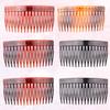 Angoily 20pcs Plastic Hair Side Combs Teeth Inserted Hair Accessories for Women and Girls Colors Black Clear Coffee Yellow Red for Styling and Secure Hold view 4
