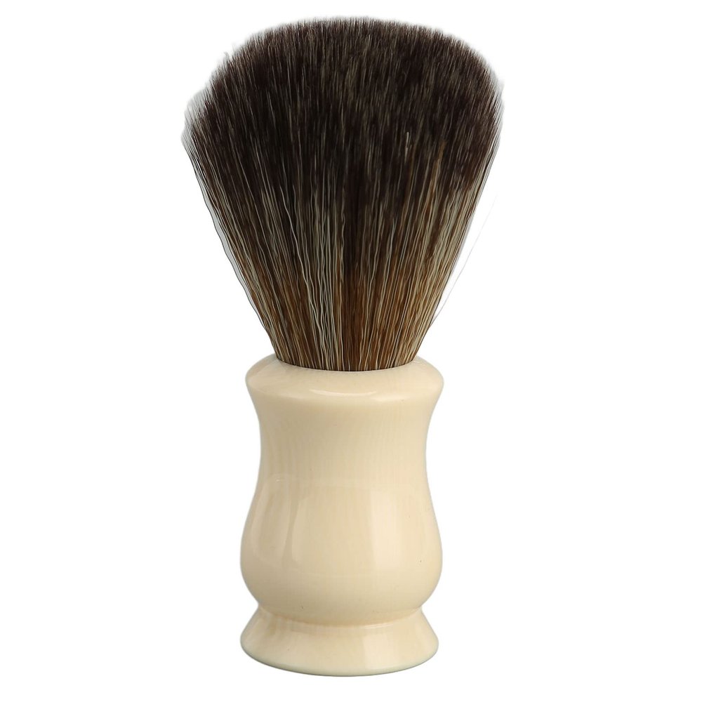 Beard Brush, Synthetic Shave Brush Shaving Brush Beard Comb Beard Shave Brush Lightweight Mustache Brush Soft Hair Brush for Salon Home