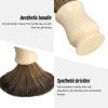 Beard Brush, Synthetic Shave Brush Shaving Brush Beard Comb Beard Shave Brush Lightweight Mustache Brush Soft Hair Brush for Salon Home view 3