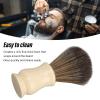 Beard Brush, Synthetic Shave Brush Shaving Brush Beard Comb Beard Shave Brush Lightweight Mustache Brush Soft Hair Brush for Salon Home view 4