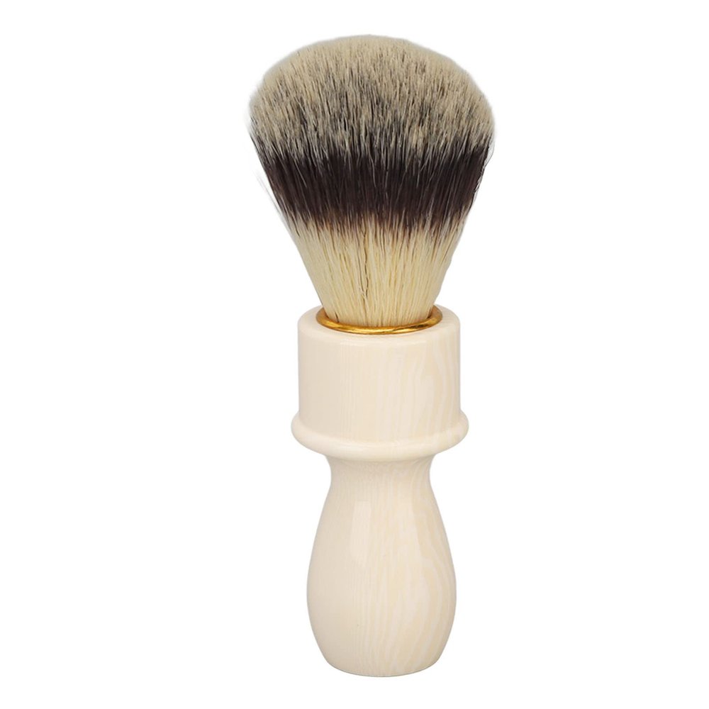 Beard Brush, Shaving Brush Beard Comb Beard Shave Brush Wooden Handle Lightweight Mustache Brush Soft Hair Brush for Salon Home
