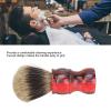 Beard Brush, Shaving Brush Beard Comb Beard Shave Brush Wooden Handle Lightweight Mustache Brush Soft Hair Brush for Home Barbershop view 4