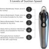 WEedsy Blackhead Whitehead Pore Vacuum Cleaner Remover-Electric Facial Blackhead Suction Devices,USB Rechargeable Acne Comedone Extractor Tool Kit with 4 Adjustable Suction Level view 2