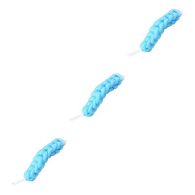 Ipetboom 3pcs Bath Towel Body Scrubber Exfoliator Hand-held Plastic Weave Bath Strip Comfortable