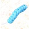 Ipetboom 3pcs Bath Towel Body Scrubber Exfoliator Hand-held Plastic Weave Bath Strip Comfortable view 3