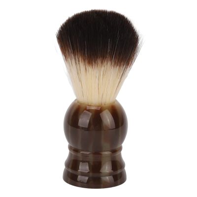 Beard Brush, Shaving Brush Beard Comb Beard Shave Brush Wooden Handle Lightweight Mustache Brush with Curved Handle Hair Tool for Barber
