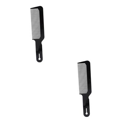 Angoily 6 Pcs Hair Combs for Women Lady Tools Fine Tooth Comb Hairdressing Comb Teeth Hair Comb Comb -static Wide Comb Scalp Massage Comb Hairpin Miss Hair Clipper Modeling, 22*5cmx2pcs, Blackx2pcs