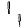 Angoily 6 Pcs Hair Combs for Women Lady Tools Fine Tooth Comb Hairdressing Comb Teeth Hair Comb Comb -static Wide Comb Scalp Massage Comb Hairpin Miss Hair Clipper Modeling, 22*5cmx2pcs, Blackx2pcs view 1
