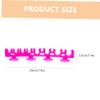 Ipetboom 3pcs Makeup Brush Holder Rack Silicone Cosmetic Brush Drying Shelf Multiple Slots for Convenient Storage and Display for Makeup and Nail Art Air Drying view 3