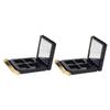 Ipetboom 4pcs Trim Empty Eyeshadow for Makeup Artists and Beauty Enthusiasts Compact Makeup Case for Travel and Daily Use Versatile Cosmetic Storage for Blush and Eyeshadow view 1